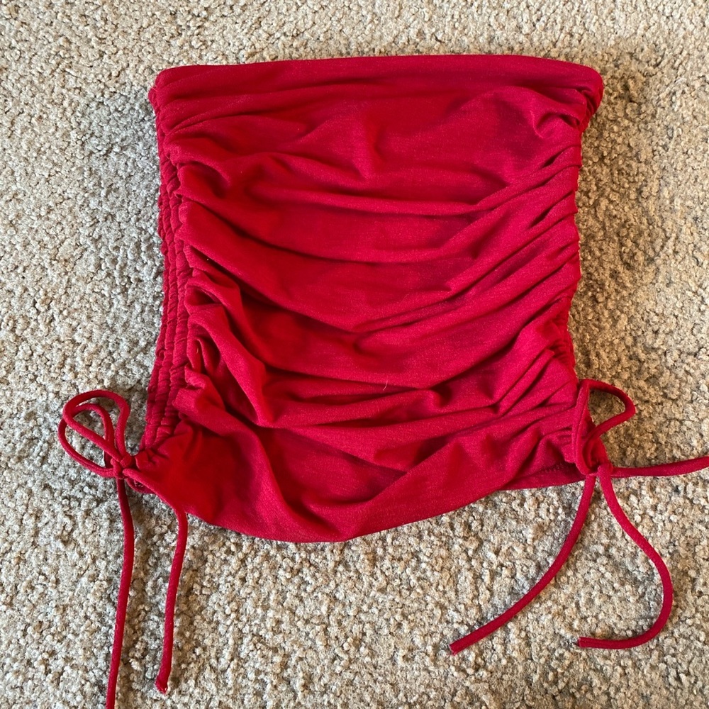 forever 21 red tube top